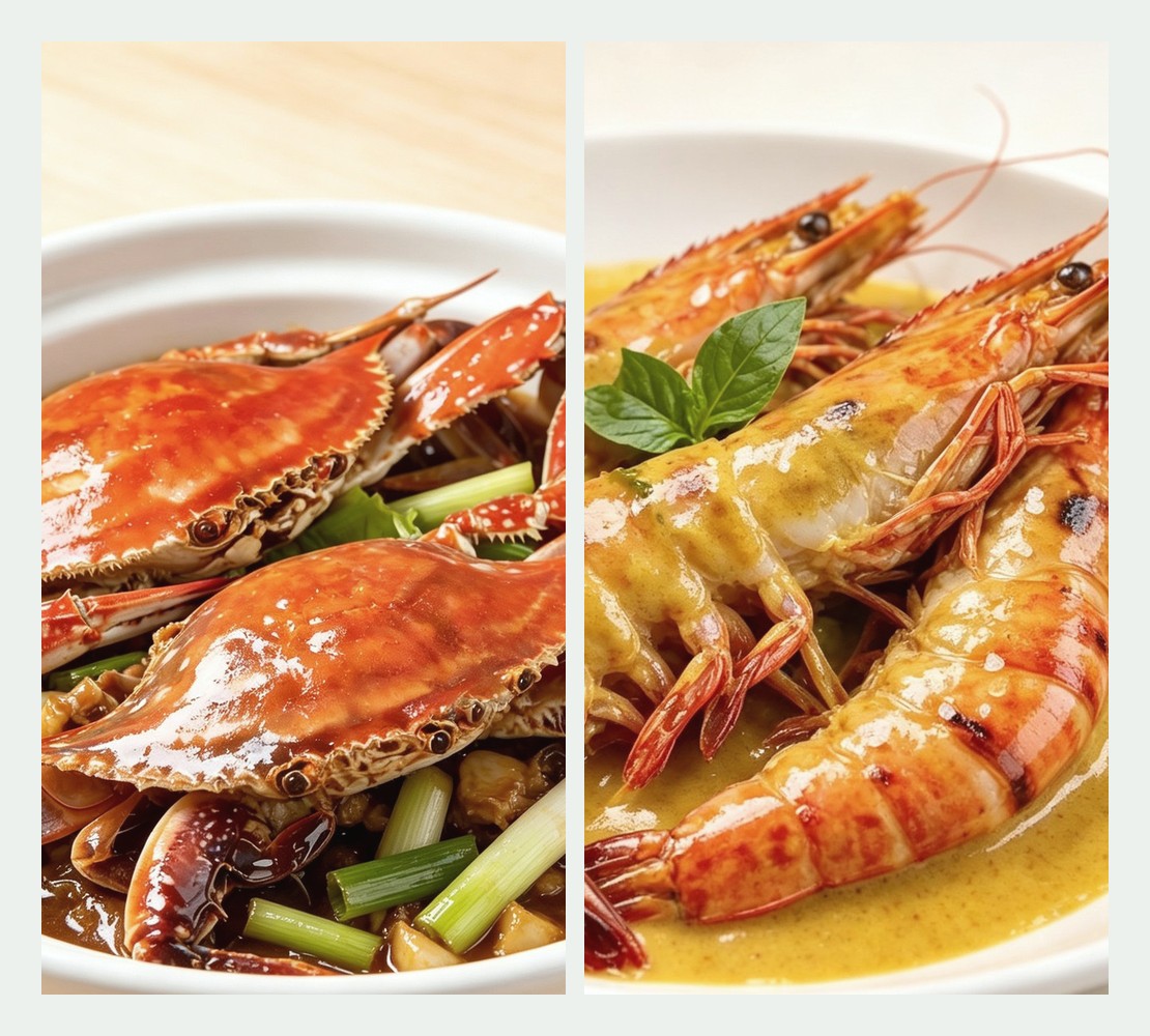 Crab & Prawns